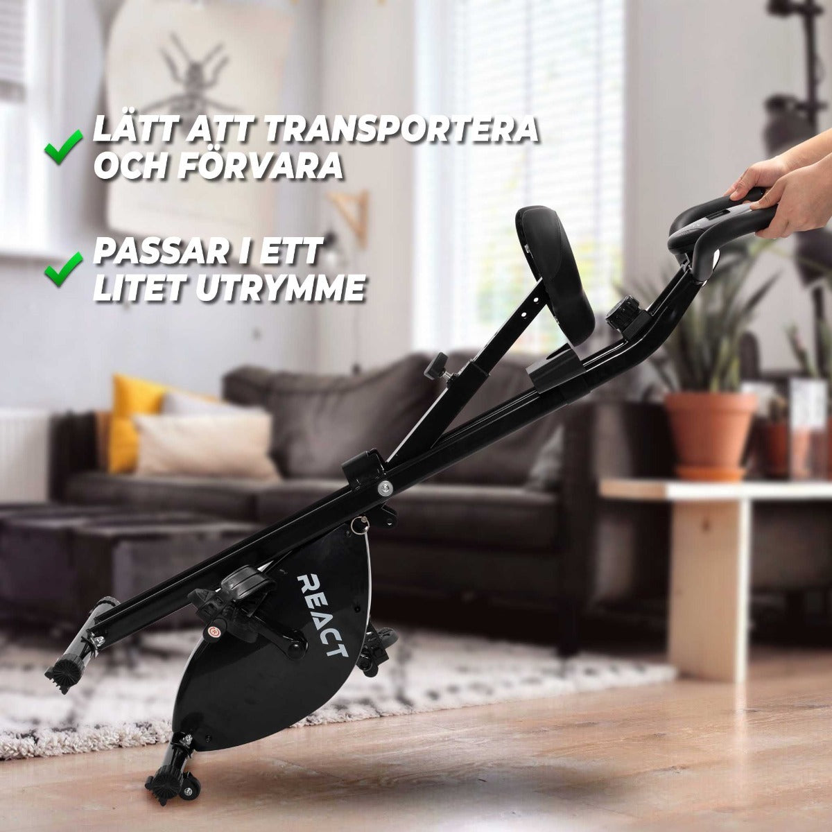 
              React motionscykel hopfällbar