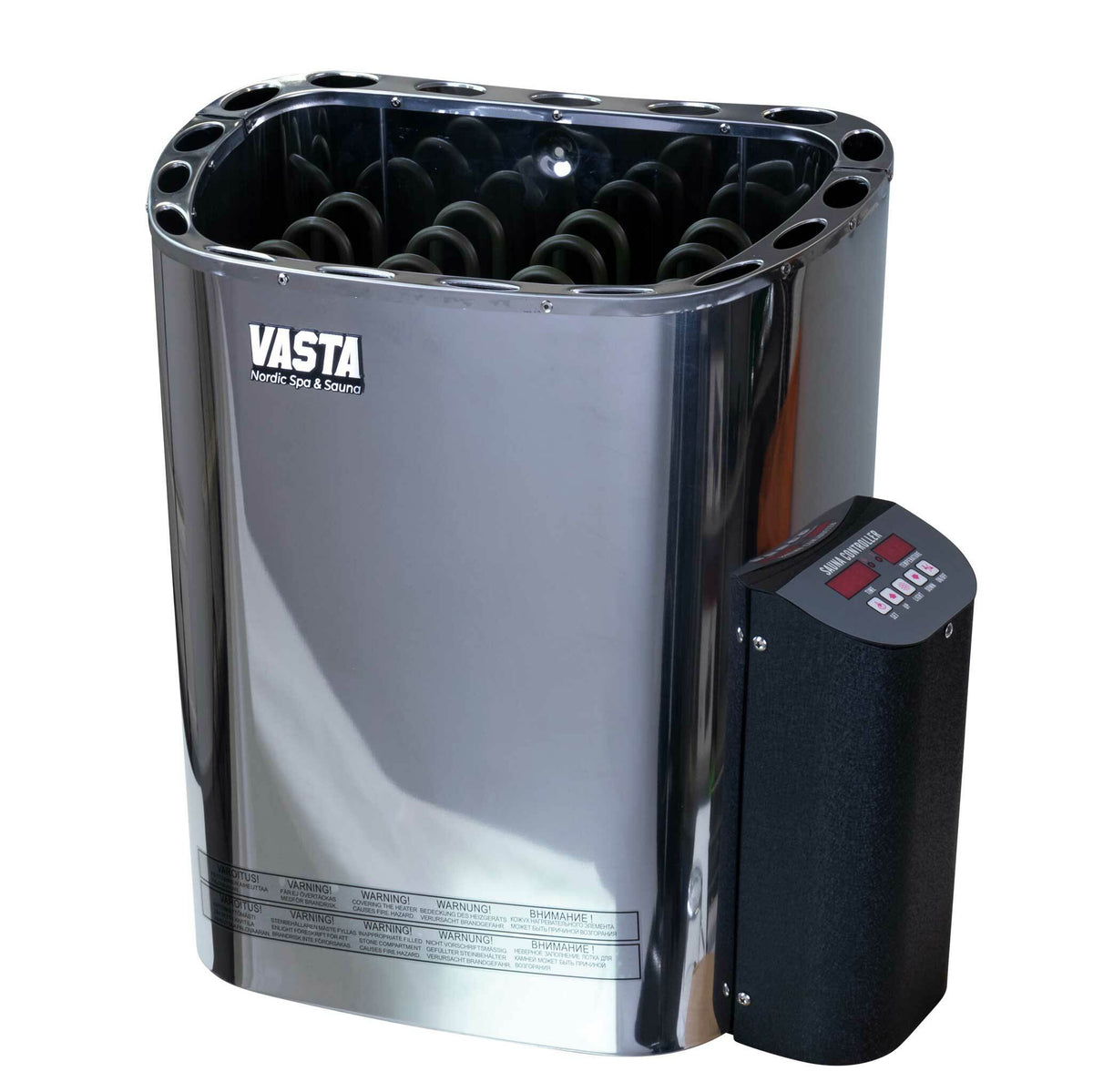 
              Vasta Bastuaggregat Blaze 8kw, steel, fast, 7-12m3