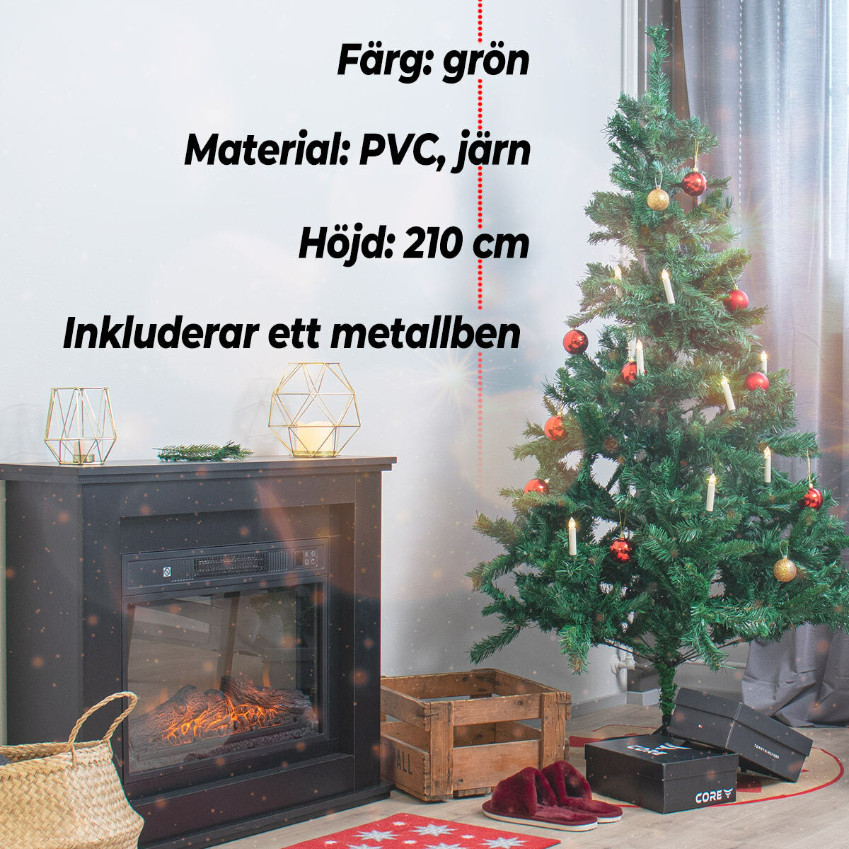 
              Lykke Julgran Original 210cm