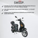 Swoop Elscooter City Svart