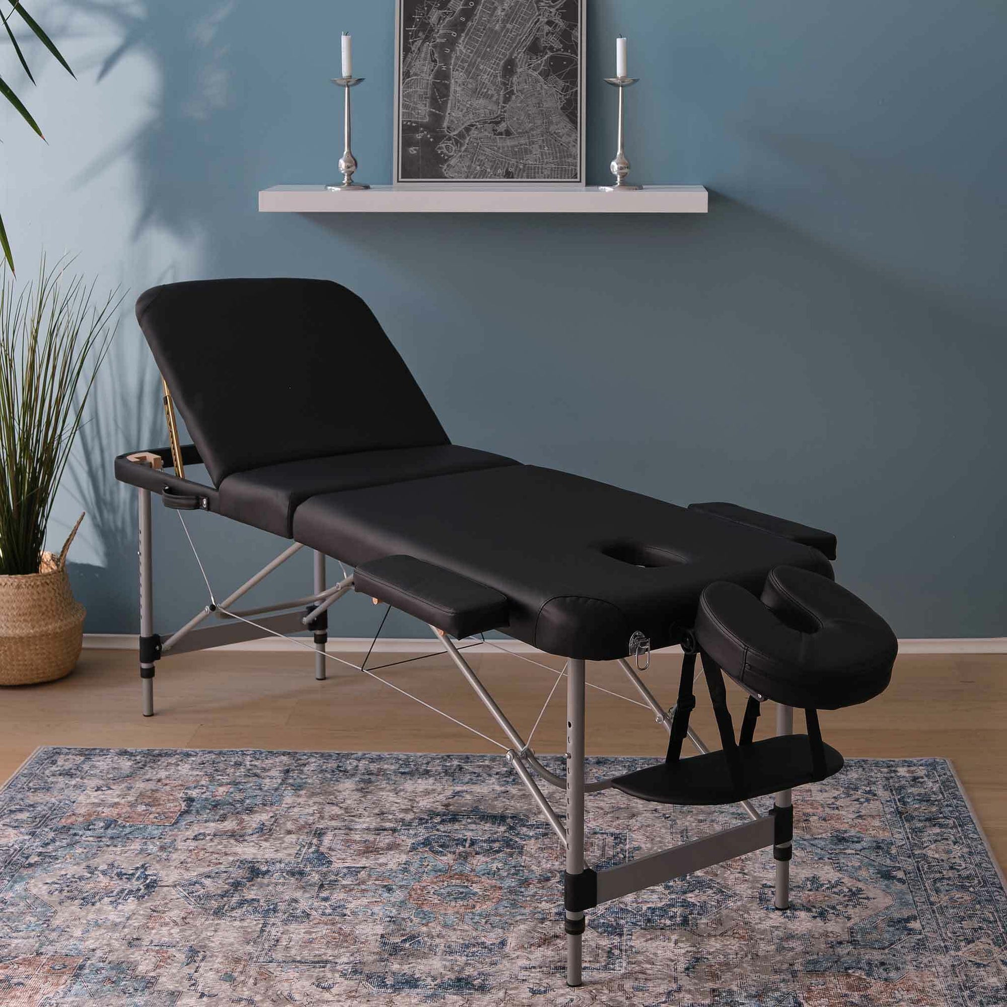 Core massagebänk A300, svart