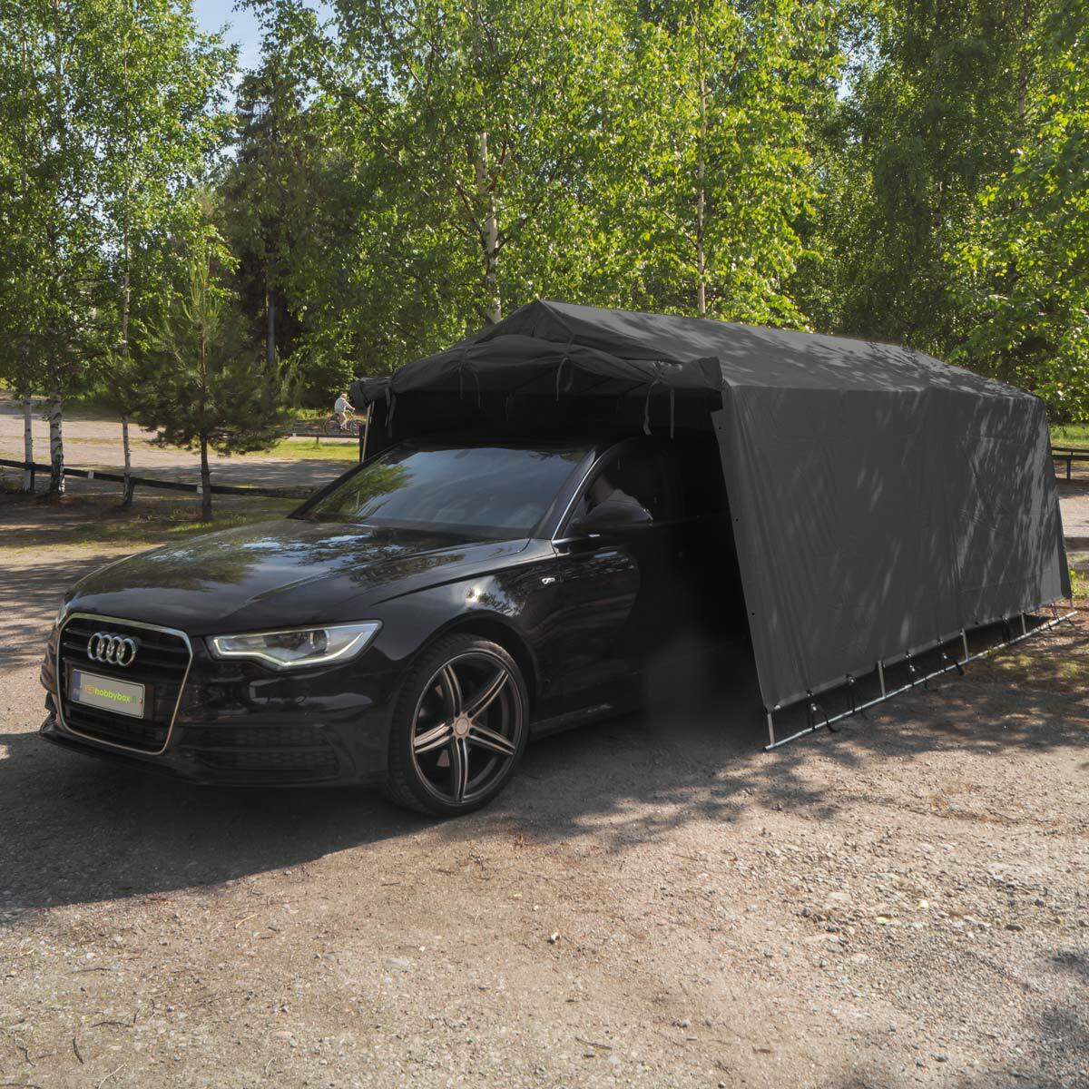 Fornorth Garagetält 2x3m, mörkgrå