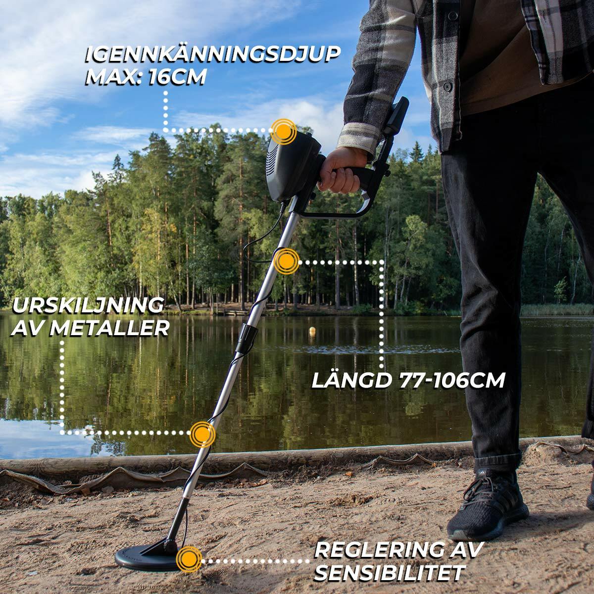 
              Klondike Premium metalldetektor