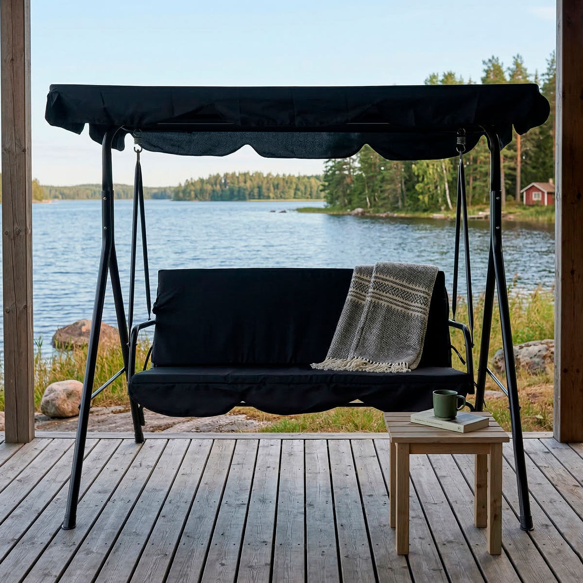 
              Lykke Hängmatta Standard, Svart