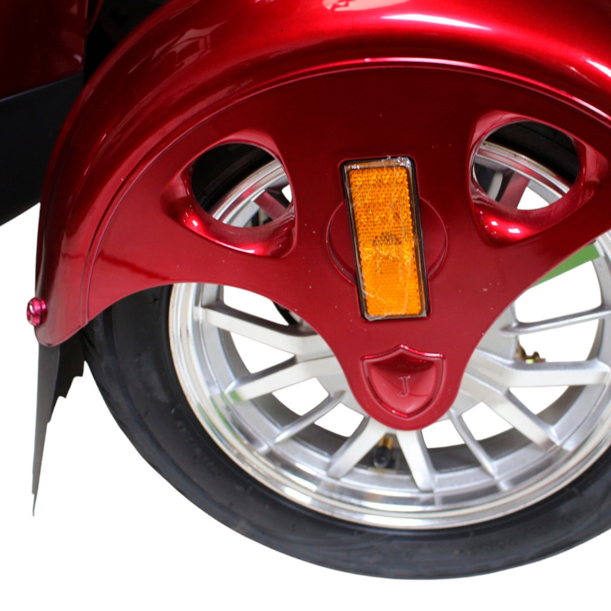 
              Arvo Promenadscooter med tak P600 Röd