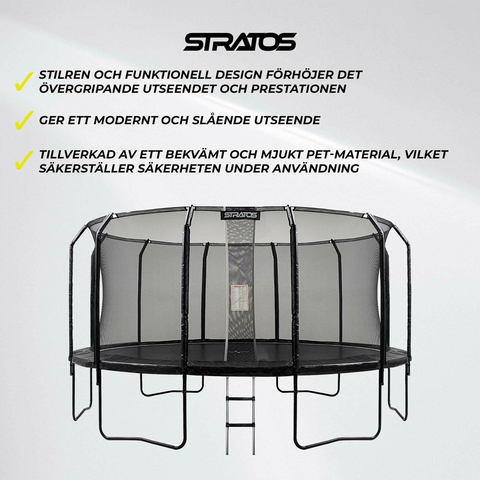 Stratos Studsmatta 488cm Premium Black Line