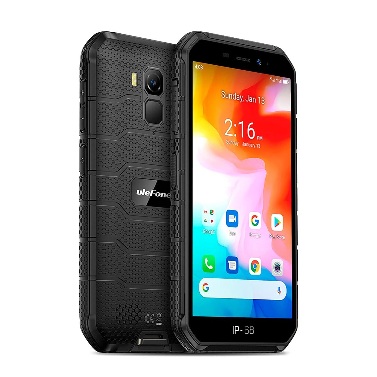 
              Ulefone stöttålig mobil Armor X7, 4G, IP-68, svart