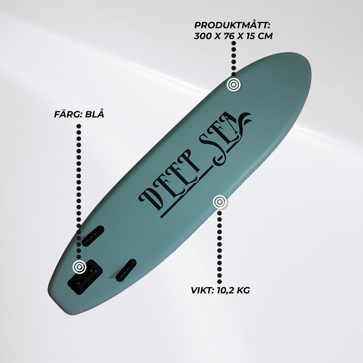 
              Deep Sea SUP-brädset Pro 300cm, Blå