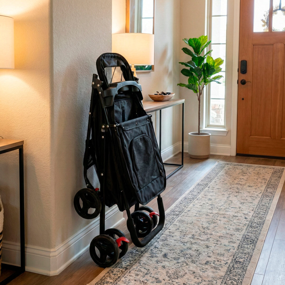 
              Trekker Hundvagn 15 kg, Svart