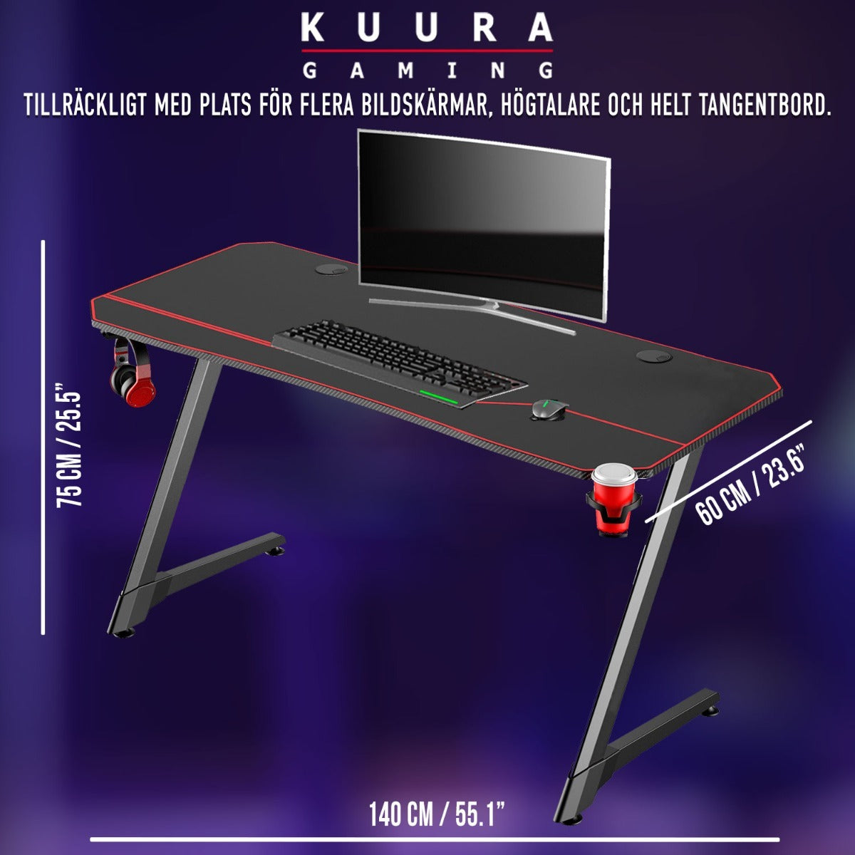 Kuura Gaming gamingbord Pro