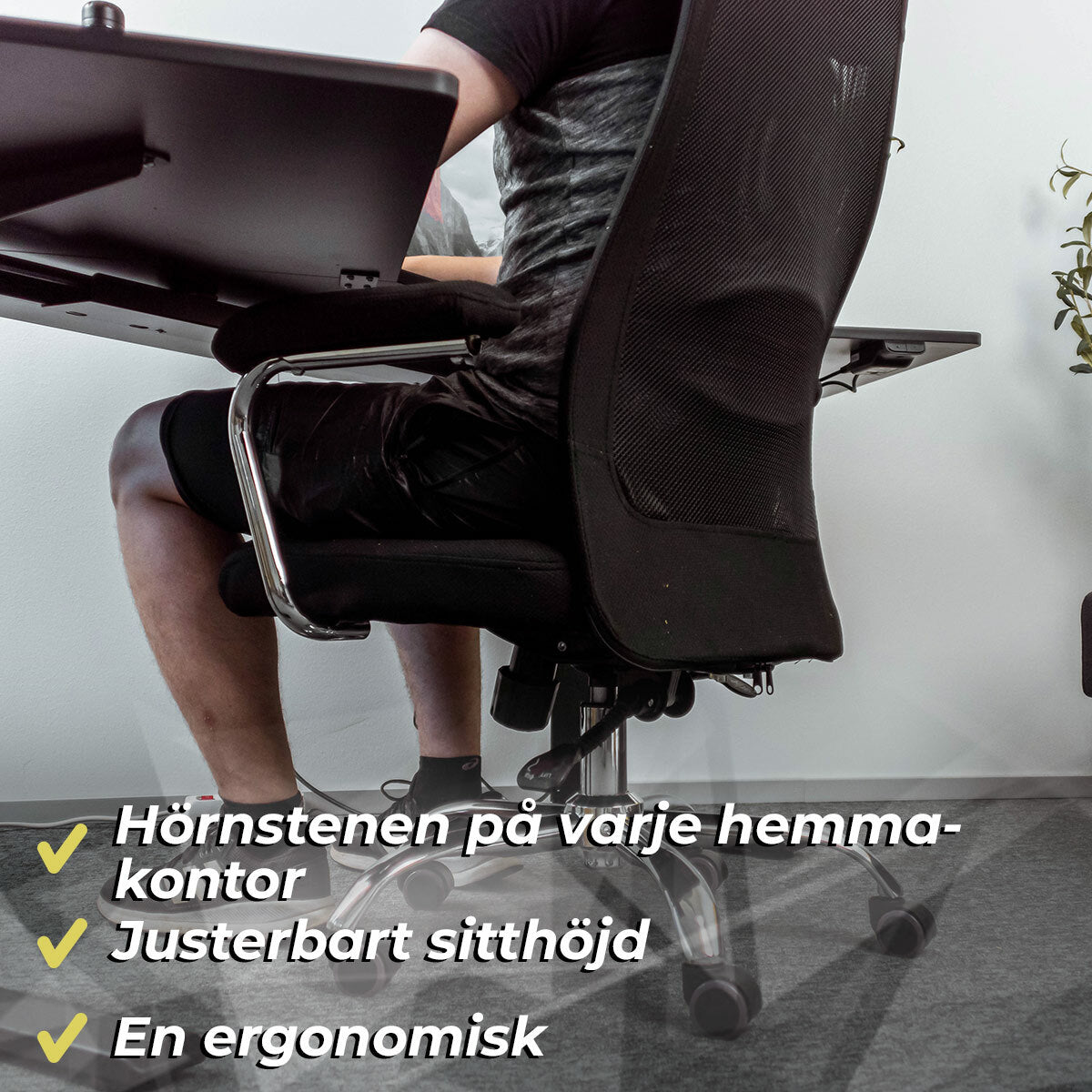 
              Lykke kontorsstol Office, svart