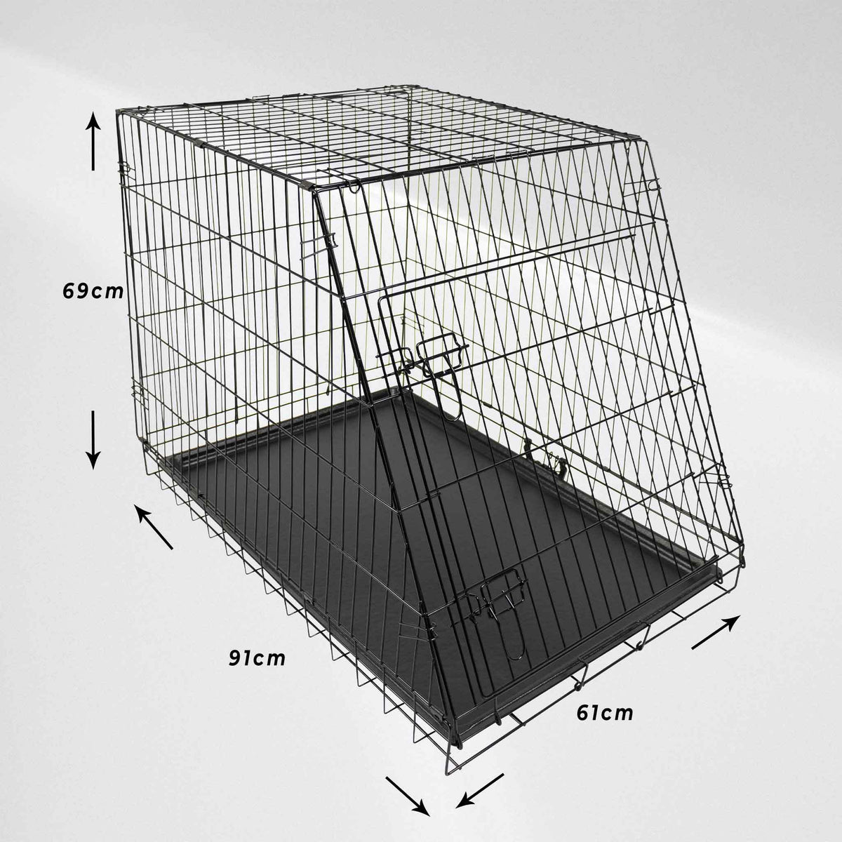 
              Trekker hundbur halvkombi L