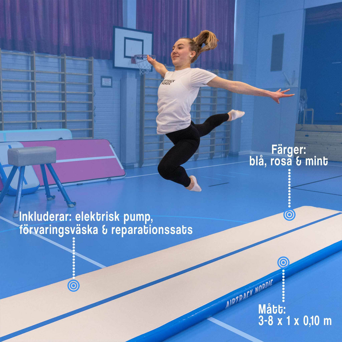 
              Airtrack Nordic Standard luftvoltbana