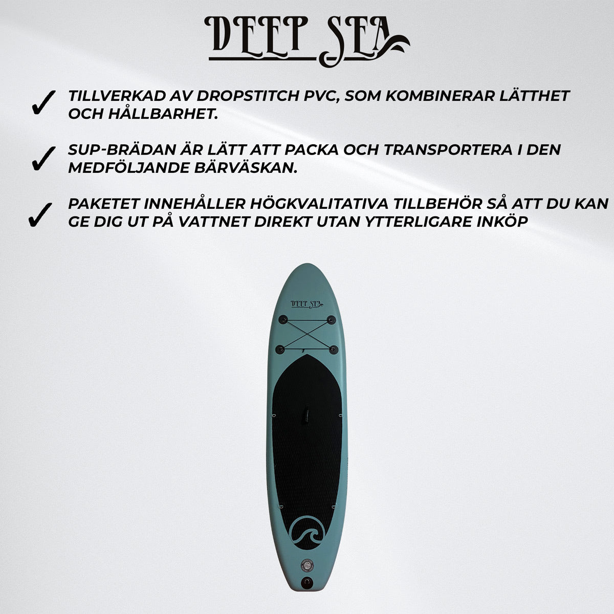 Deep Sea SUP-brädset Pro 300cm, Blå