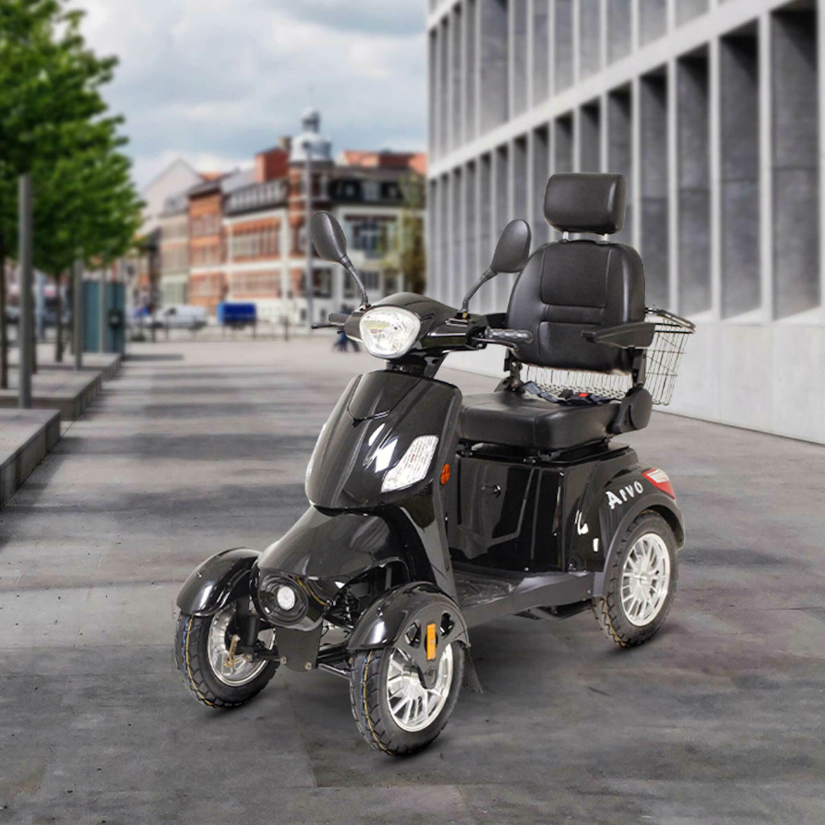 
              Arvo Promenadscooter P400 Svart