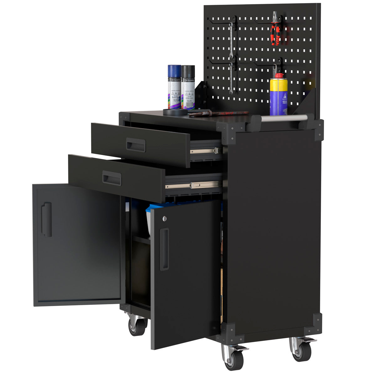 
              Fornorth Verktygsvagn 90x80x42cm med bakplåt