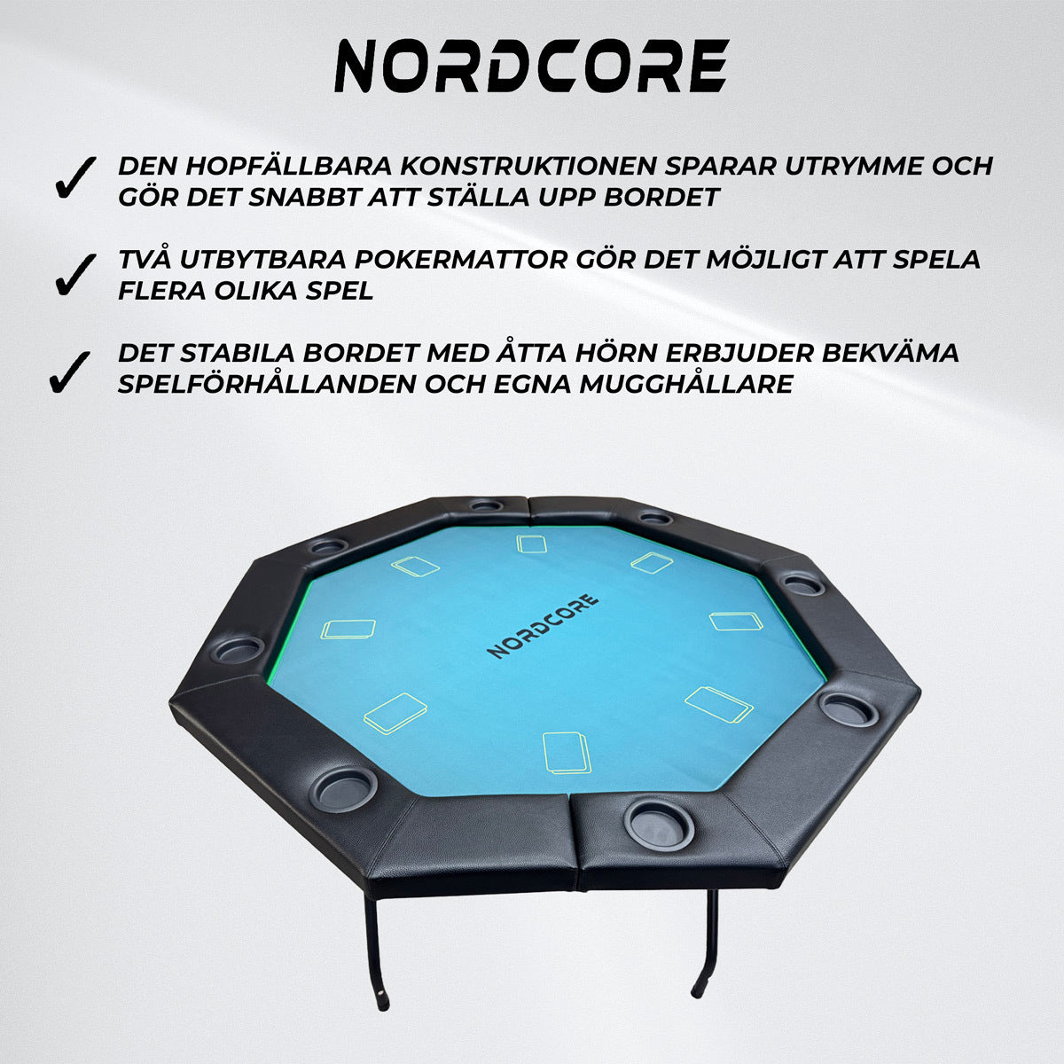
              Nordcore Pokerbord Pro Tour 8