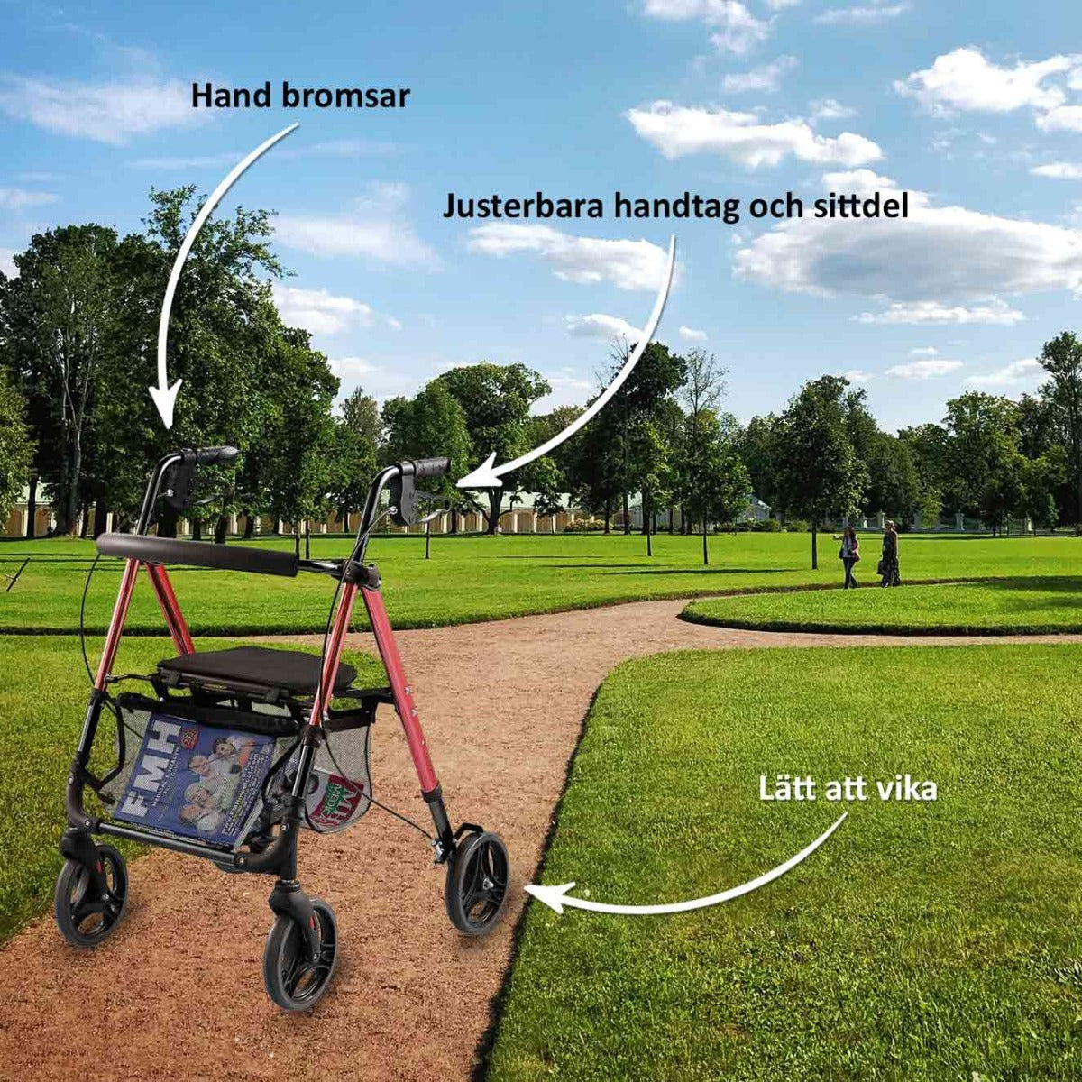 
              Arvo Rullator, Lätt