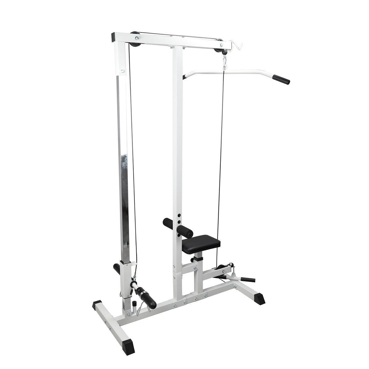 
              React Latsdrag maskin på bänken