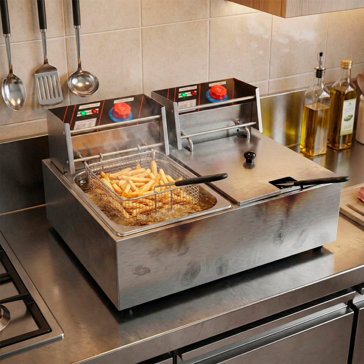 Lykke Fritös 6+6 l, 5 kW