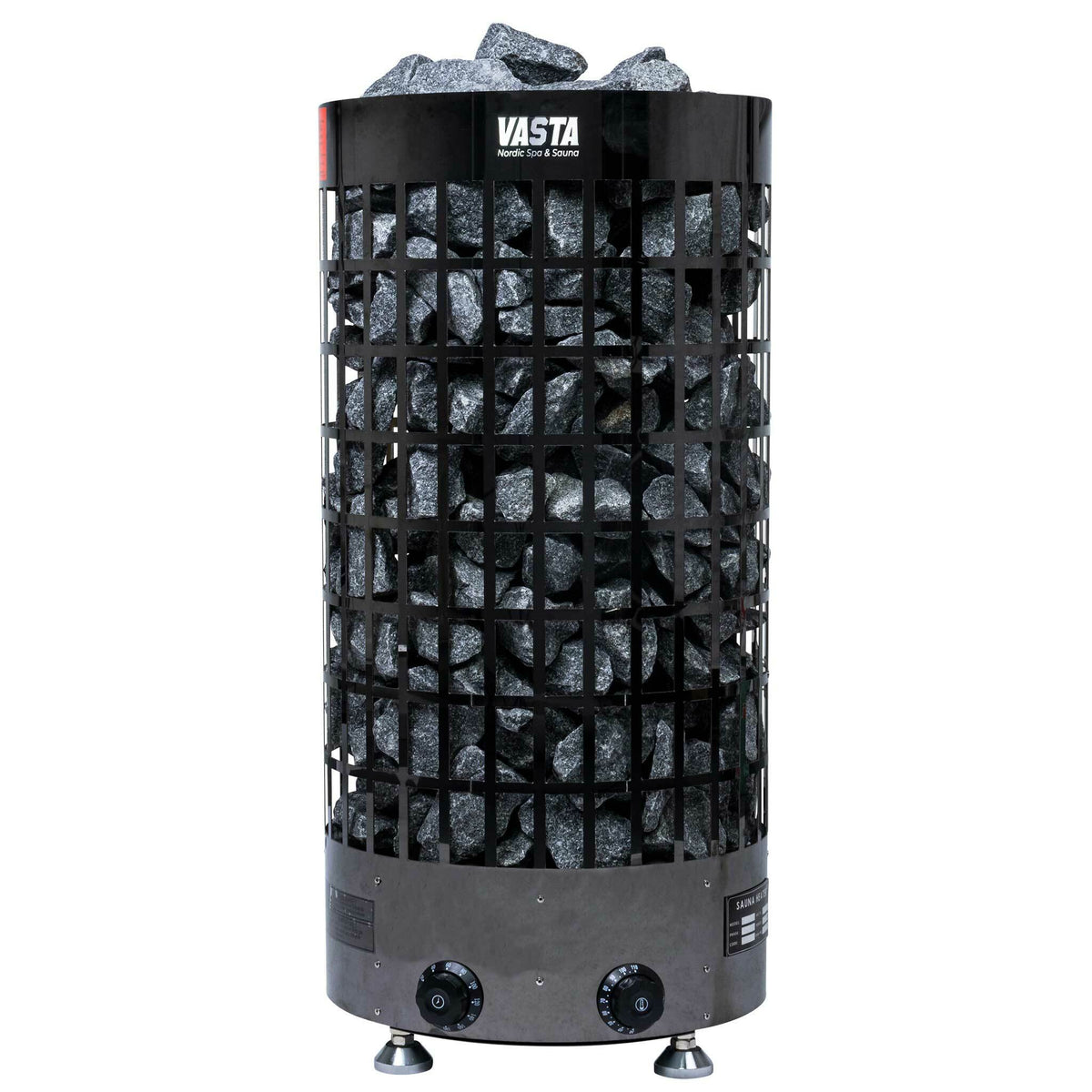 Vasta Bastuaggregat Ignite 8kw, black steel, fast, 7-12m3