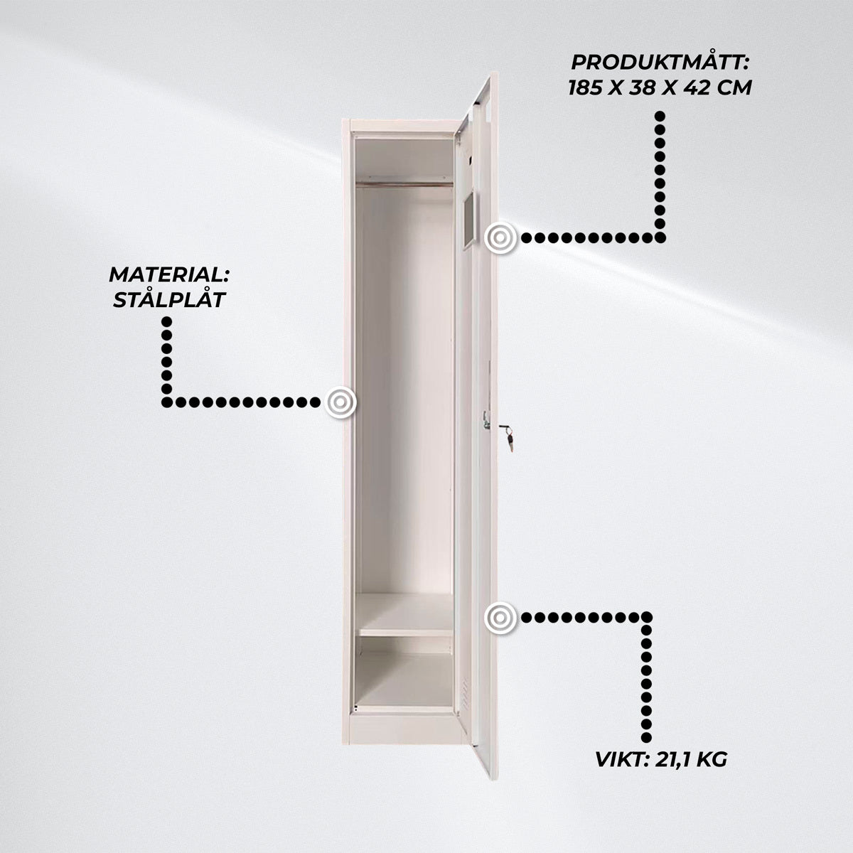 
              Fornorth Klädskåp D100