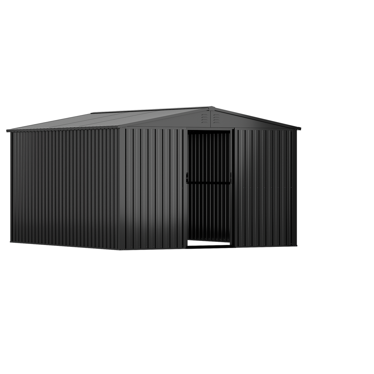 
              Fornorth Förråd 11m2, svart