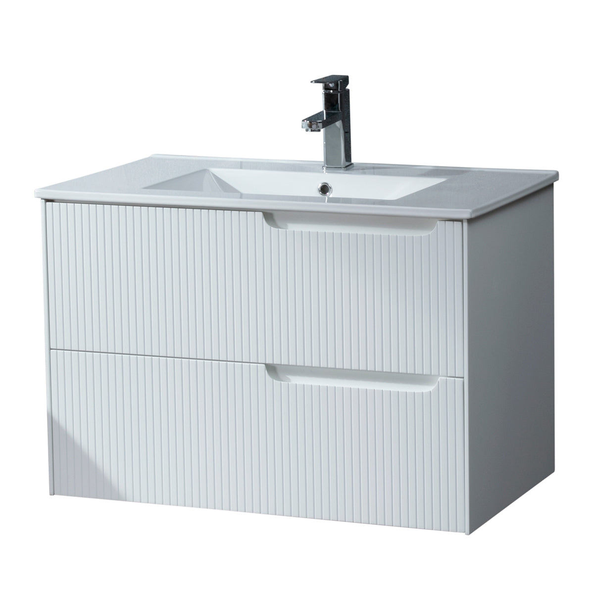 
              Lykke Tvättställsskåp Polar Deluxe 80x46x55cm, vit