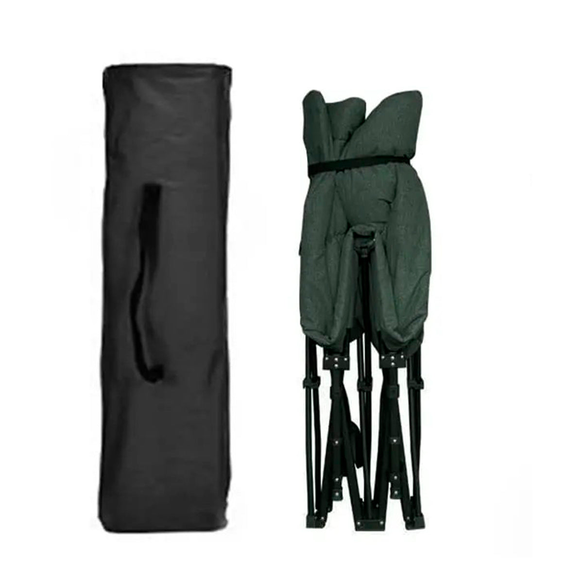 Nordcore Tältsäng Premium, Grön-190x68x40cm - max 200kg