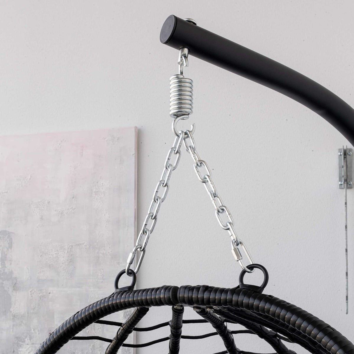 
              Lykke hängstol, svart