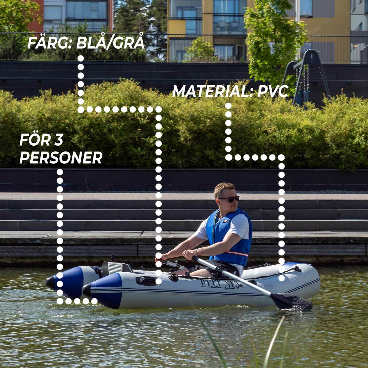 
              Deep Sea Gummibåt Pro, 2 personer