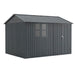 Fornorth Trädgårdsskjul med Fönster 313x260x205cm, Antracit