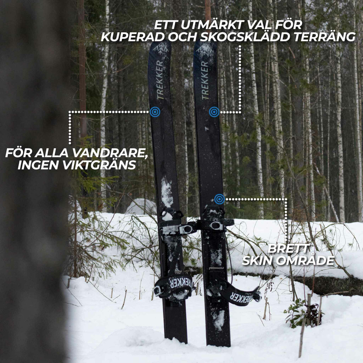 
              Trekker Turskidor 160cm