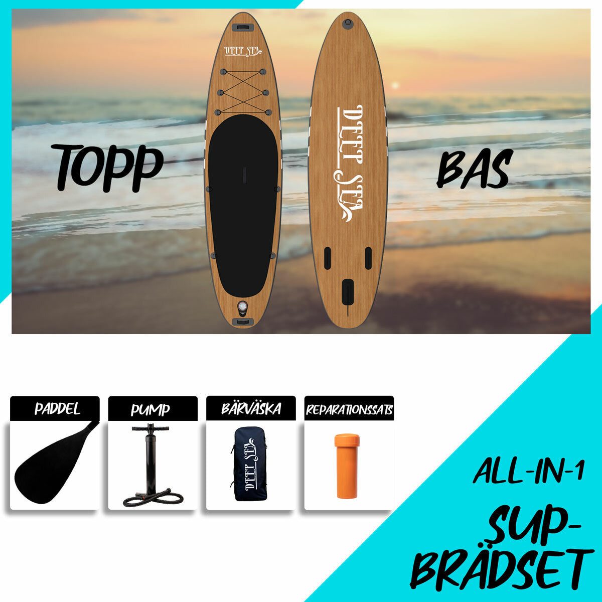 
              Deep Sea SUP-brädset Drakkar