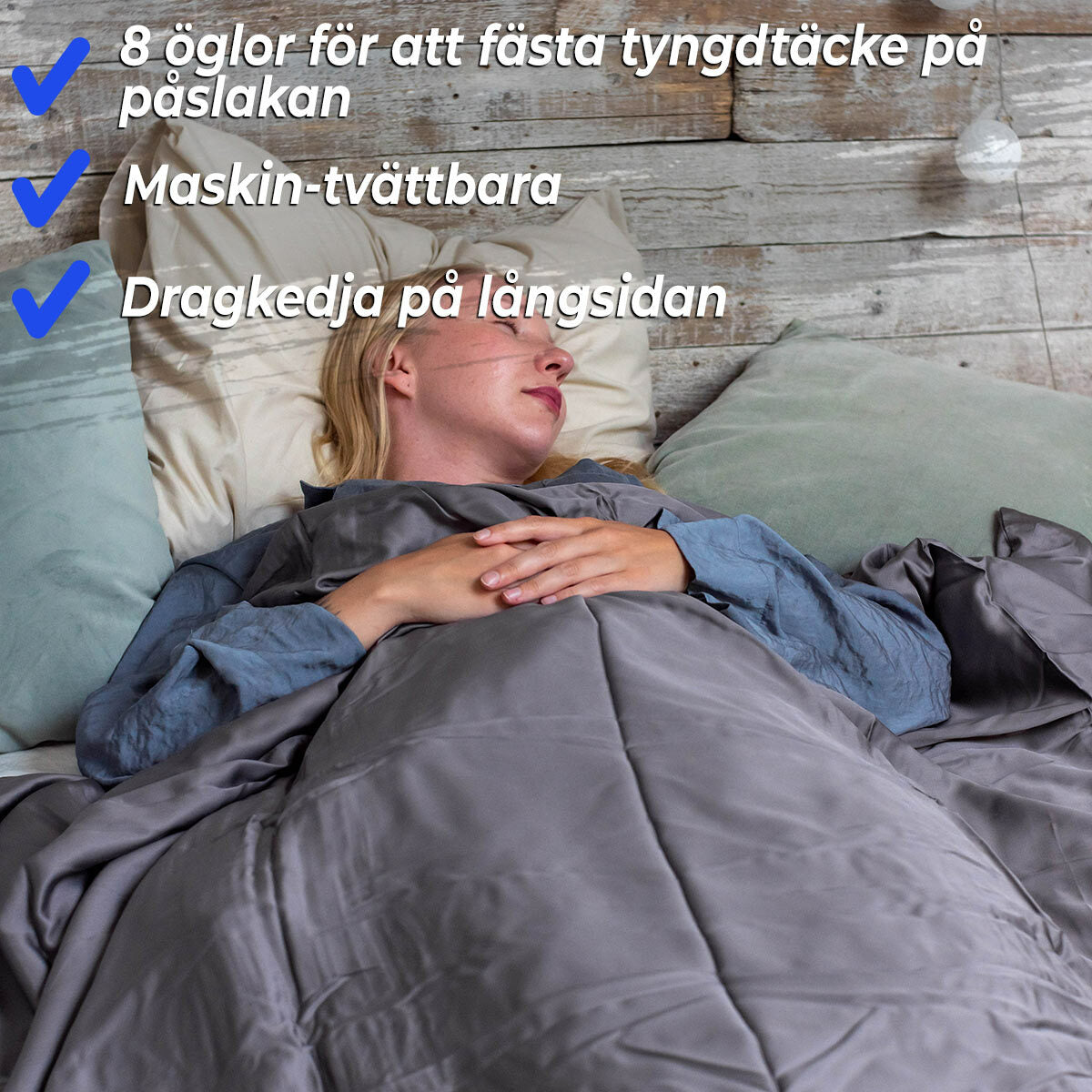 
              Polar Night Bambu påslakan 150x200cm