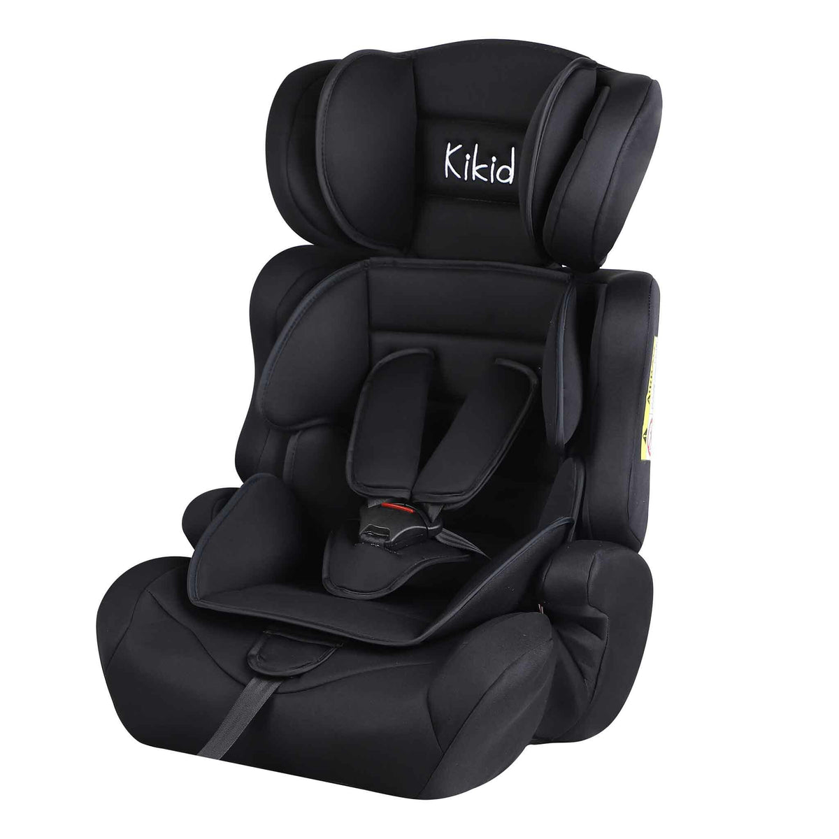 
              Kikid Bilbarnstol Basic, 9-36 kg Black Edition