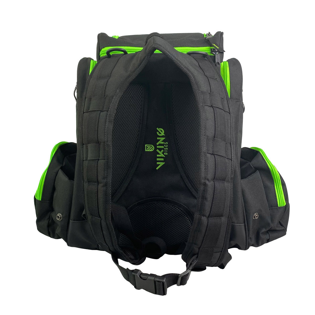 
              Viking Discs Rucksack Pro Frisbeegolf ryggsäck, svart/lime