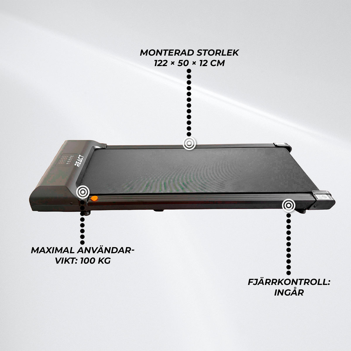 
              React Under Desk Gåband 1000