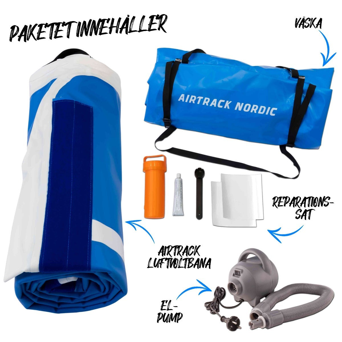 
              Airtrack Nordic Deluxe luftvoltbana