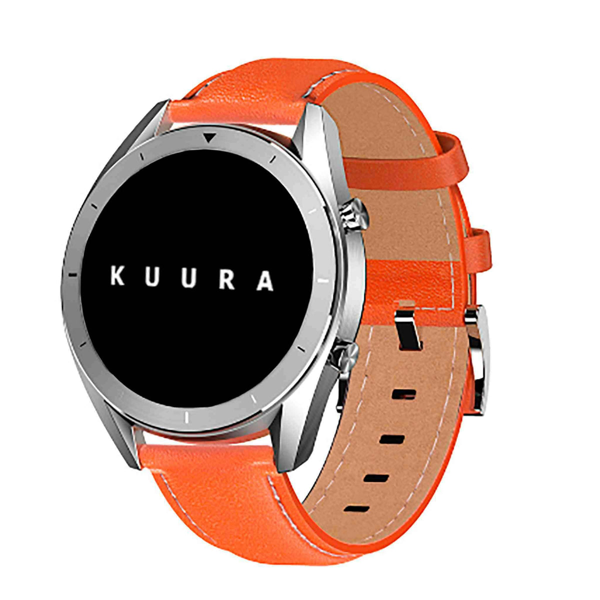 
              Kuura Smartwatch FM3 med läderrem