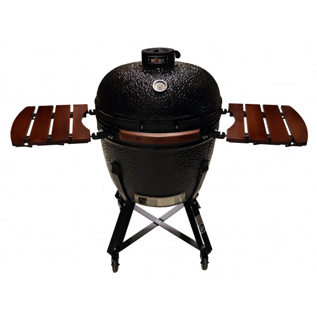 
              KOBE Kamado kolgrill PROFESSIONAL XL BLACK EDITION, 23,5 &quot;, 113x81x113 cm
