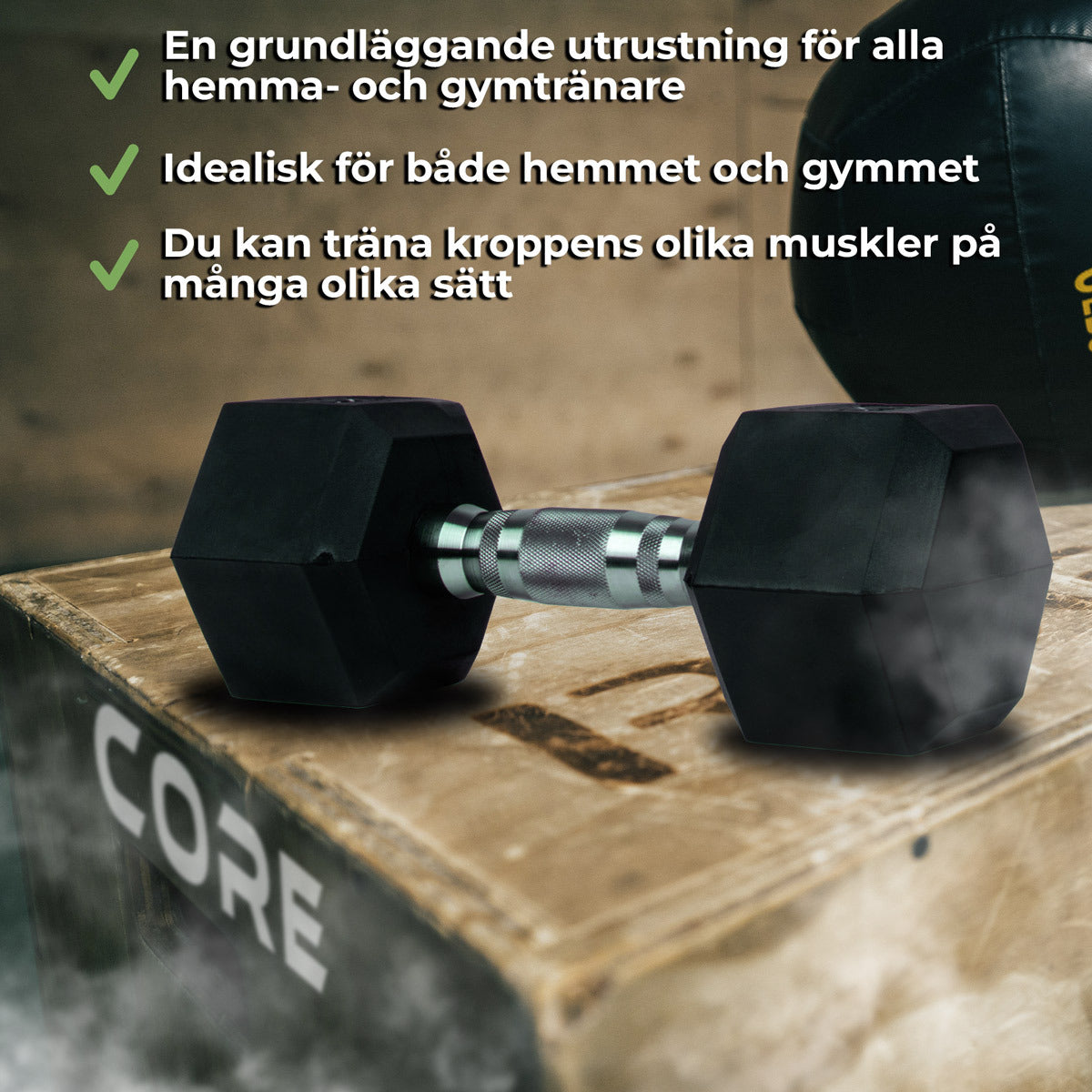 Core Hex hantel 2-50kg