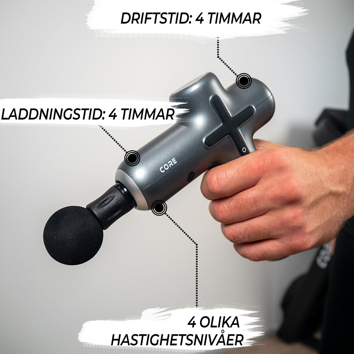 
              Core massagepistol Light