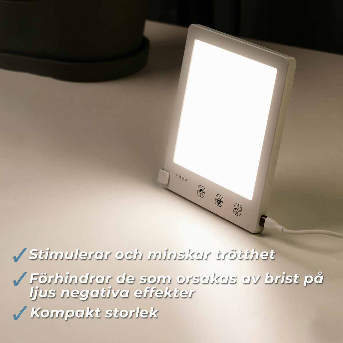 
              Lykke ljusterapilampa Pro 1000