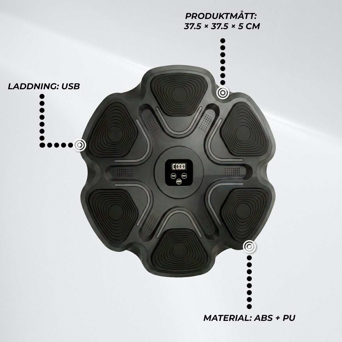 
              React Musik Boxningsmaskin Bluetooth Pro