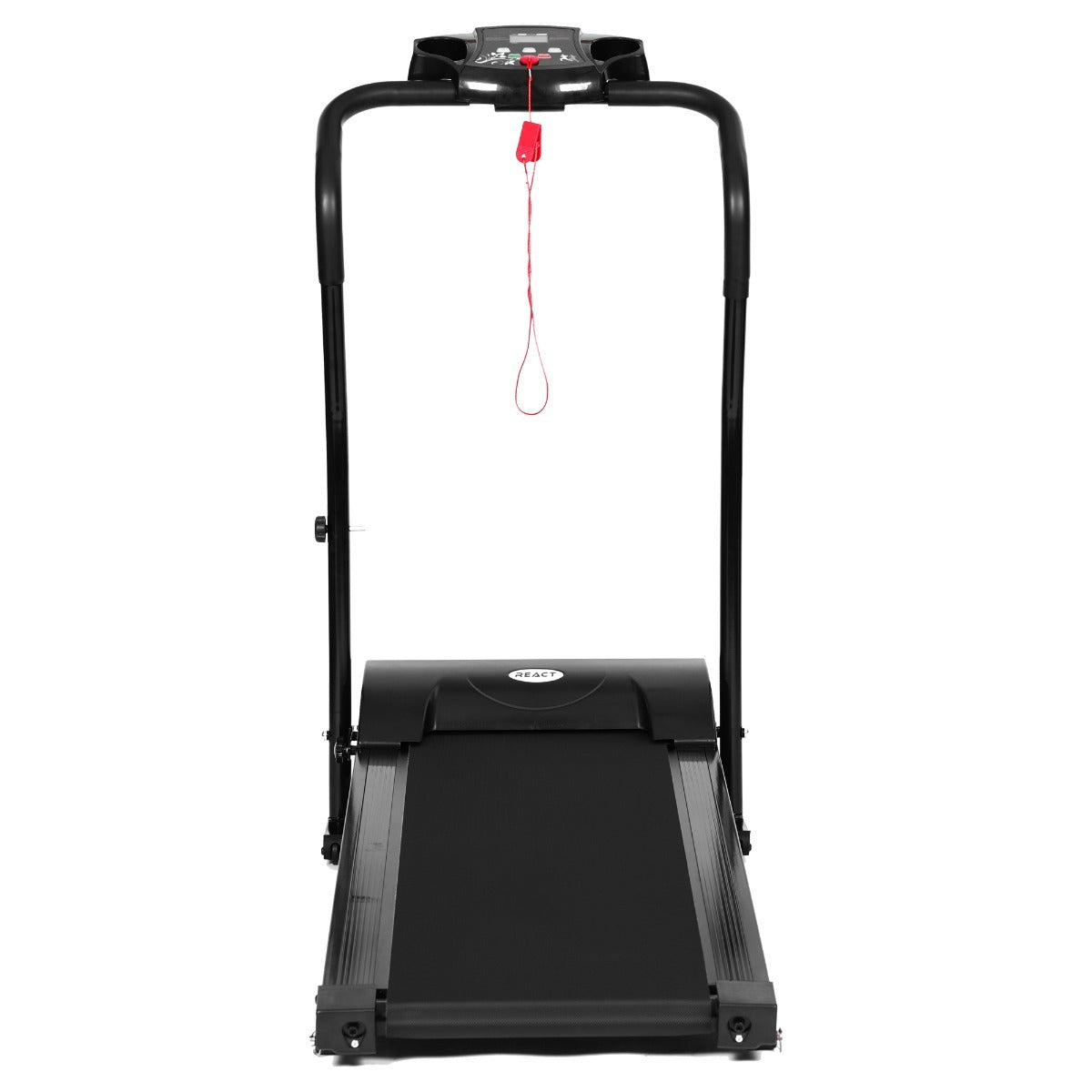 
              React löpband med motor, Svart
