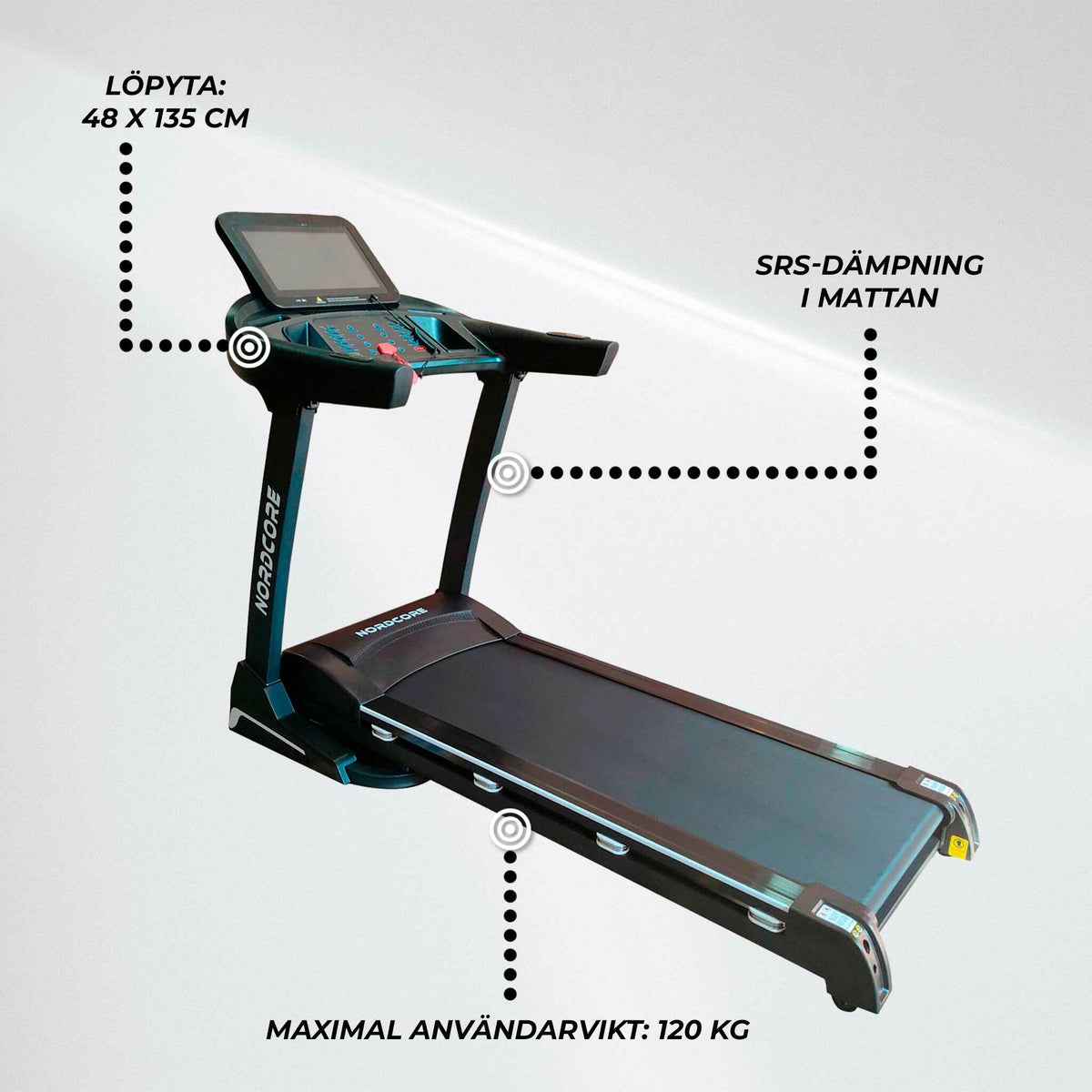 
              Nordcore Löpband 5500