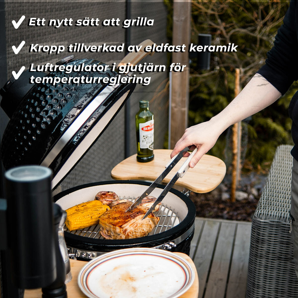 
              Limousin Kamado grill Premium 18&quot;