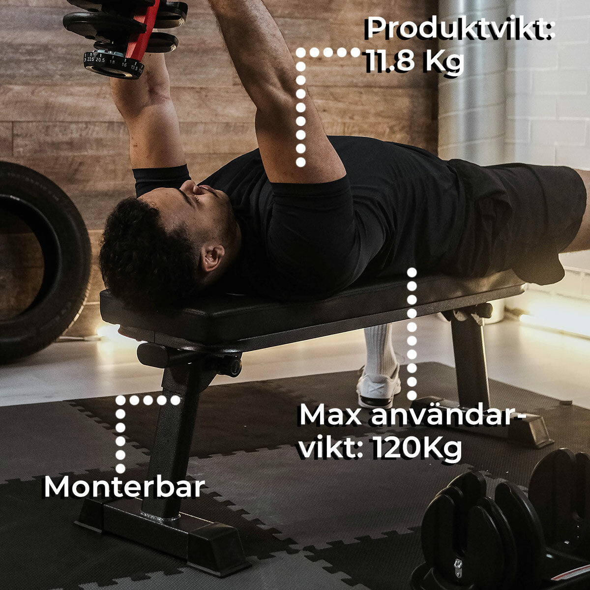 
              Nordcore Träningsbänk Core