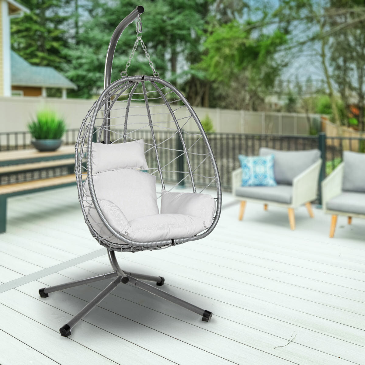 
              Lykke hängstol, grå